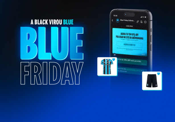 GrêmioMania realiza Blue Friday com vantagens exclusivas para os torcedores